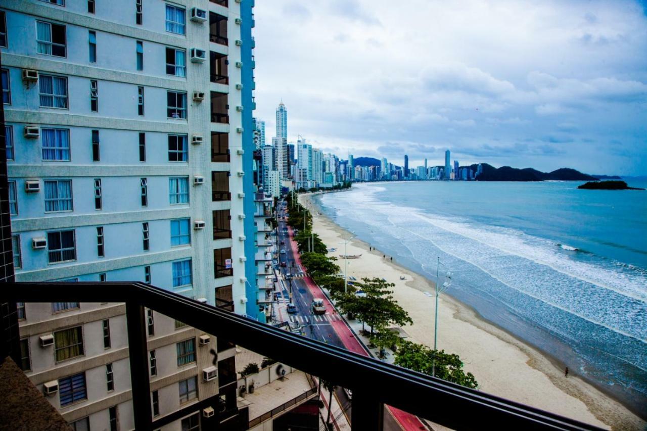 Apto Frente Mar Bal Camboriu Pe Na Areia Fantastica E Encantadora Vista Mar Balneário Camboriú Exteriér fotografie